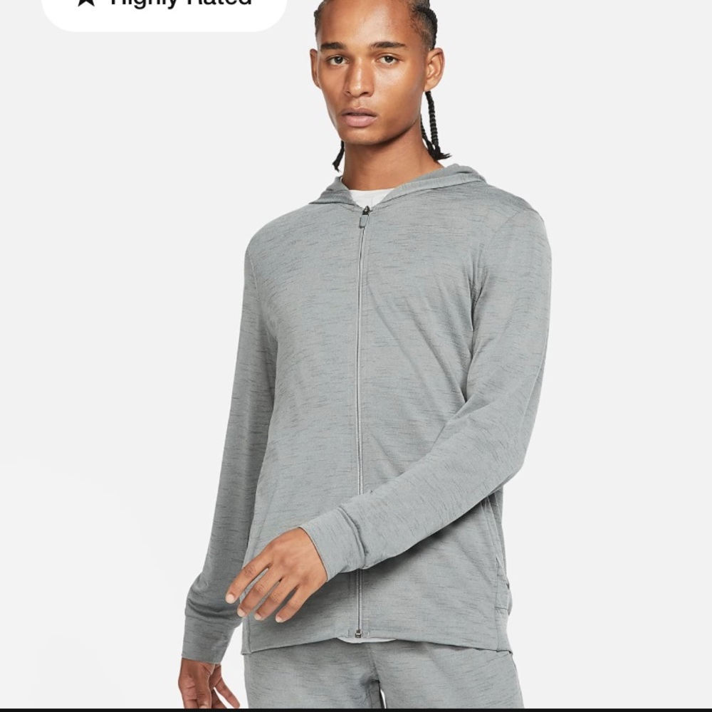 Nike Yoga Dri-FIT Men's Full-Zip Jacket - size Large